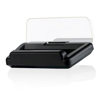 Virtual Hd Car Hud Display Speed Rpm Water Temp Oil Consumption Distance / Time Voltage Over Speed Alarm - Blue