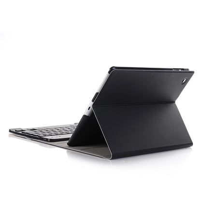Universal Ultra-Thin Tablet Case With Bluetooth Keyboard For Ipad 4 / 3 / 2 - Horizontal Flip - Blue
