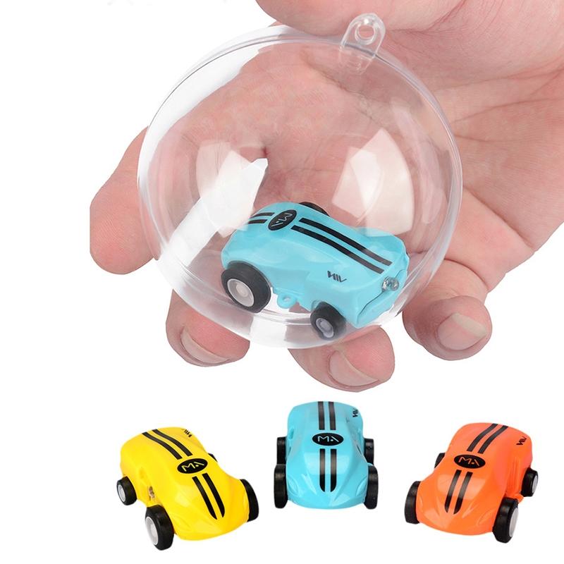 360 Degree Rotary Mini Laser Pocket Car Racing Toy - Blue