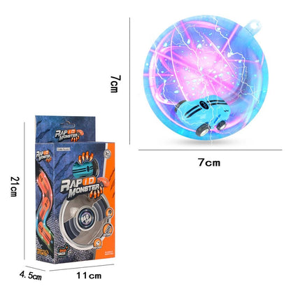 360 Degree Rotary Mini Laser Pocket Car Racing Toy - Blue