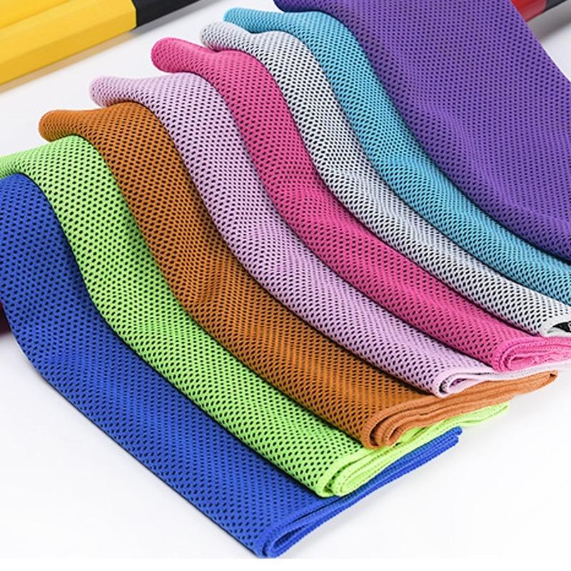 Chill Towel For Summer Workouts - Cylindrical Rose Red
