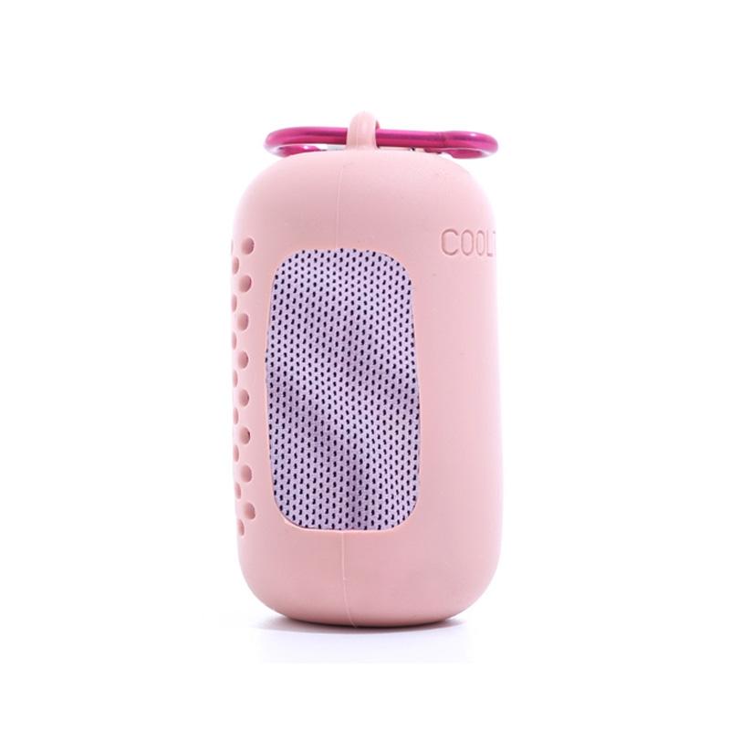Chill Towel For Summer Workouts - Cylindrical Pink