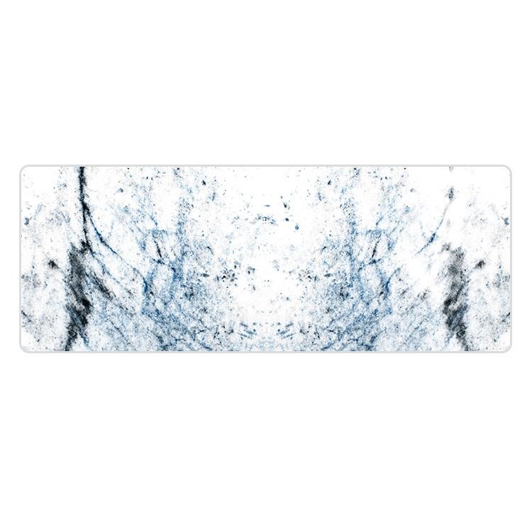 Sturdy Marbled Rubber Mouse Pad - Blue Crystal Marble