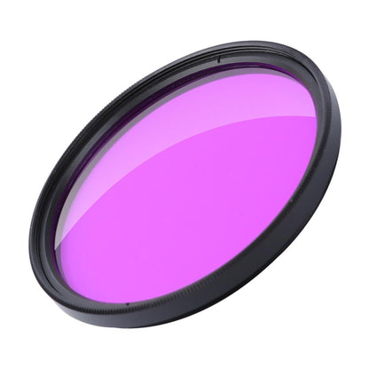 58mm Dive Housing Lens Filter for Gopro Hero8 with Waterproof Case - Purple