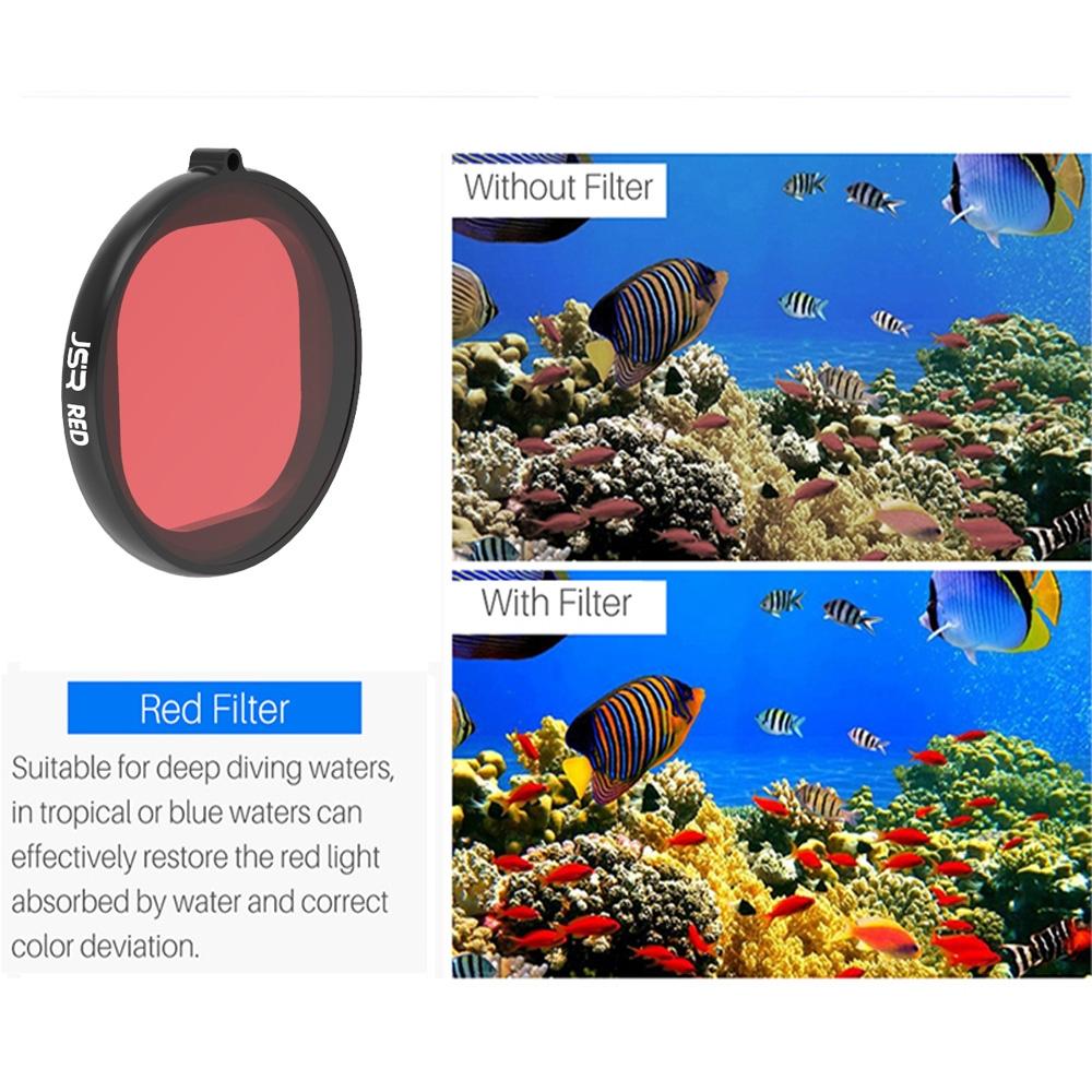 Gopro Hero8 Round Diving Lens Filter - Purple