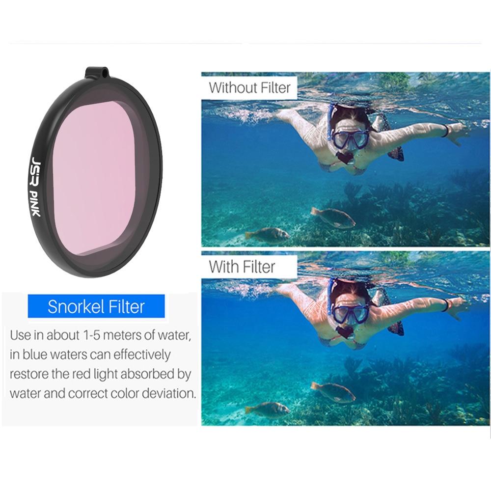 Gopro Hero8 Round Diving Lens Filter - Purple