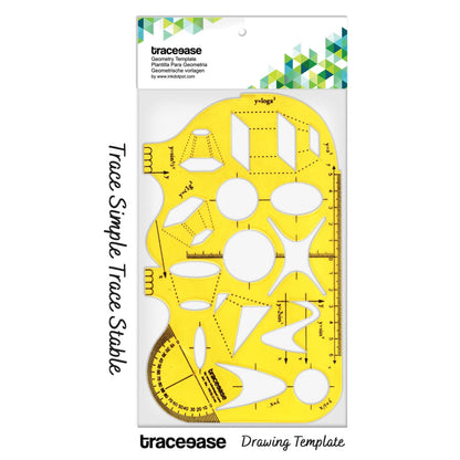 Math?s Trigonometry Formula Geometric Template Drawing Ruler Drafting Stencils Tool