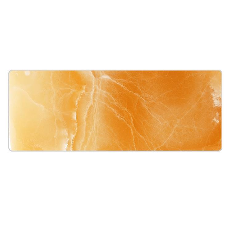 Sturdy Marbled Rubber Mouse Pad - Black Gold Marble