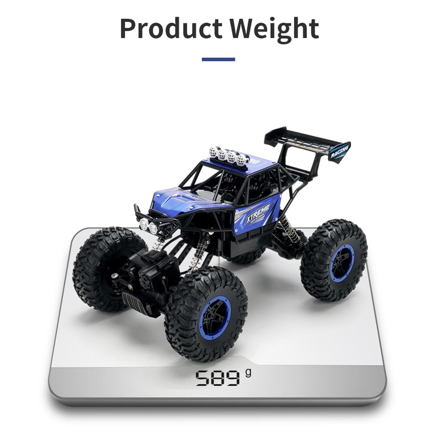 Alloy Climbing Car - 1 14 4wd Remote Control - Red