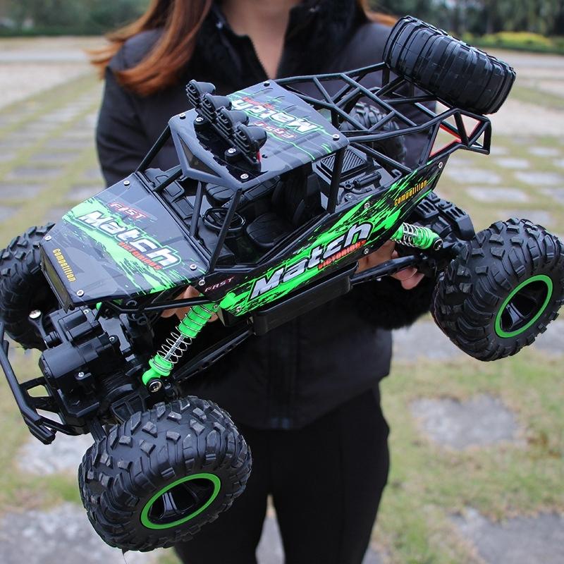 Off-road Climbing Car with 2.4ghz Remote Control and Double Motors - Red