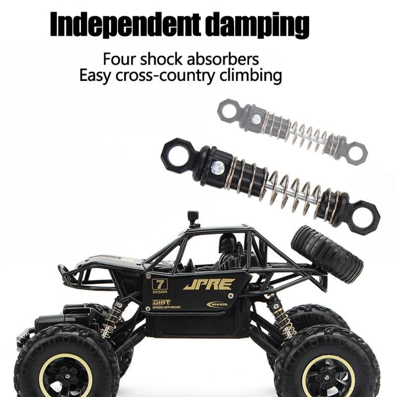 Off-road Climbing Car with 2.4ghz Remote Control and Double Motors - Red
