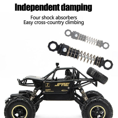 Off-road Climbing Car with 2.4ghz Remote Control and Double Motors - Red