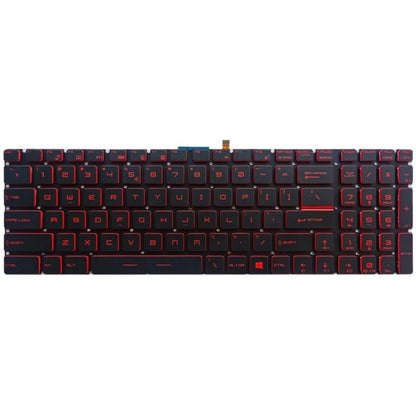 Backlit Keyboard for Msi Gt / Gs / Gl / Gp / Gt72s - Red