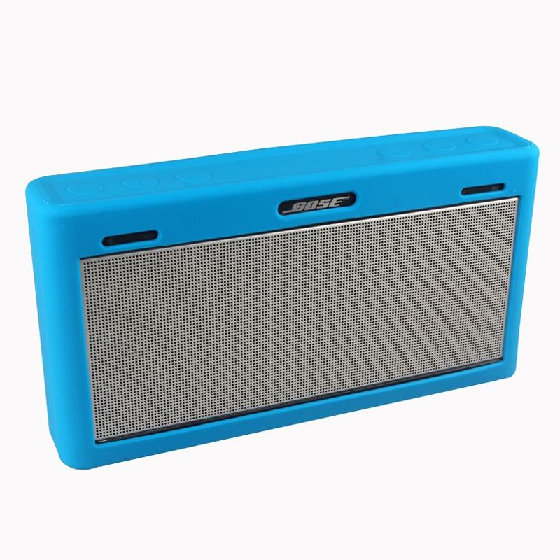 Waterproof Silicone Bluetooth Speaker Case for Bose Soundlink Iii - Red
