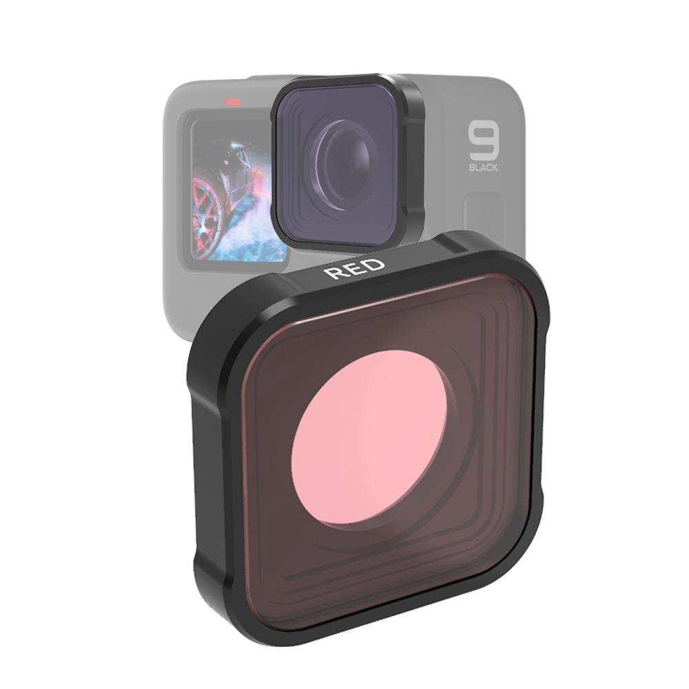 Kb Series Diving Lens Filter for Gopro Hero10 / 9 - Underwater - Red