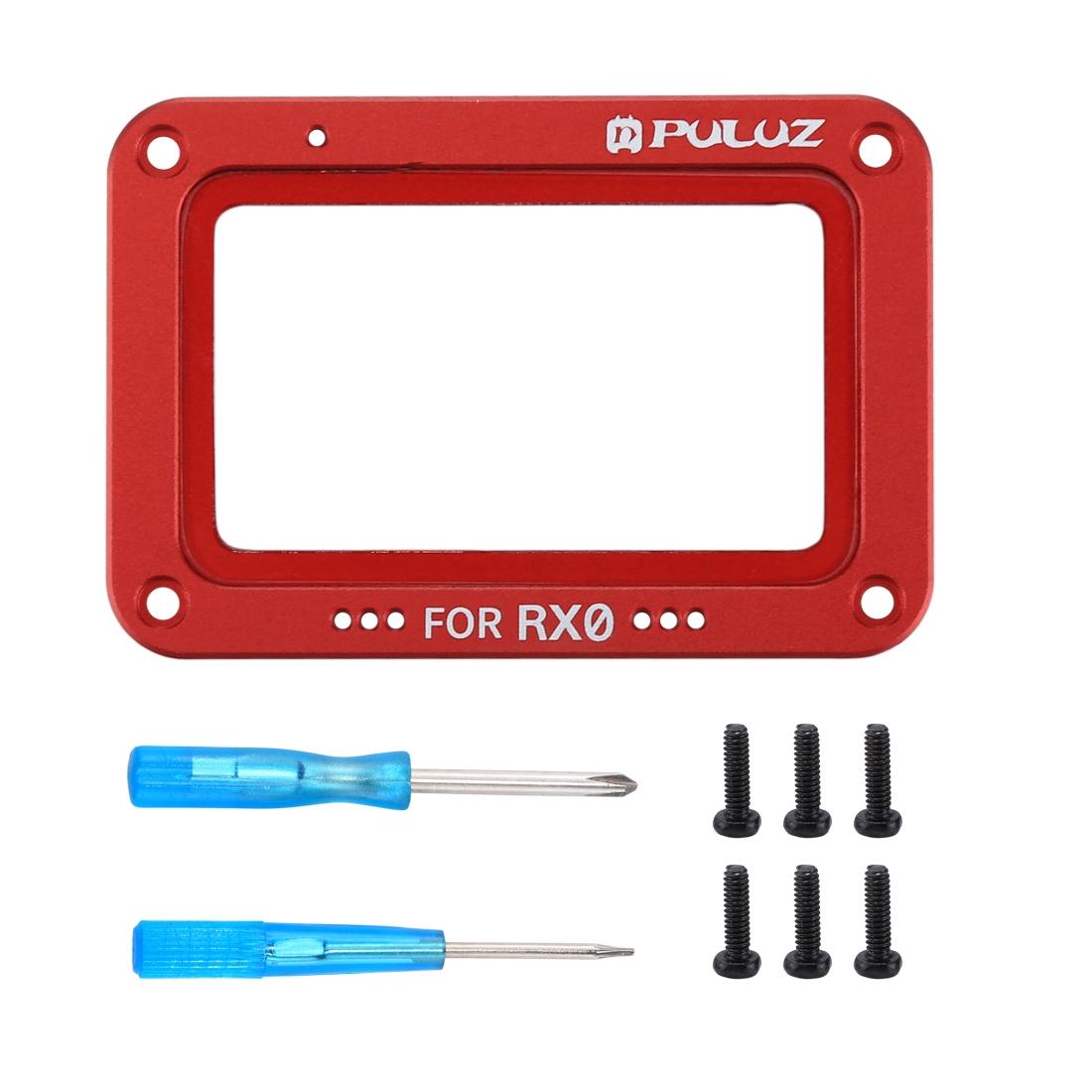 Sony Rx0 / Rx0 Ii Lens Protector - Aluminum Alloy Flame Tempered - Red