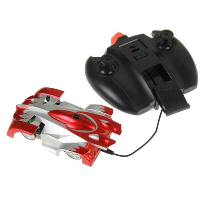 Superior Infrared Remote Control Wall Climbing Stunt Car - Red