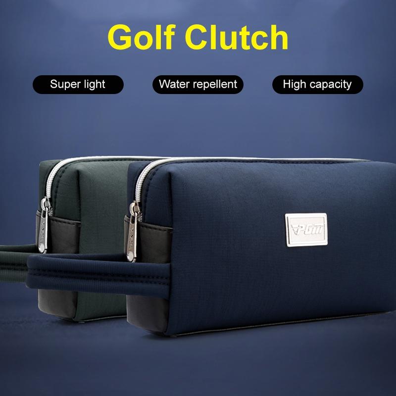 Men Waterproof Golf Clutch Bag - Lightweight & Multi-functional - Red