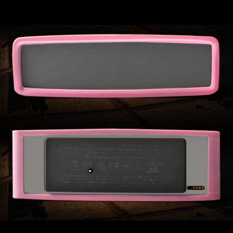 Shockproof Soft Silicone Case for Bose Soundlink Mini 1 / 2 Bluetooth Speaker - Rose Red