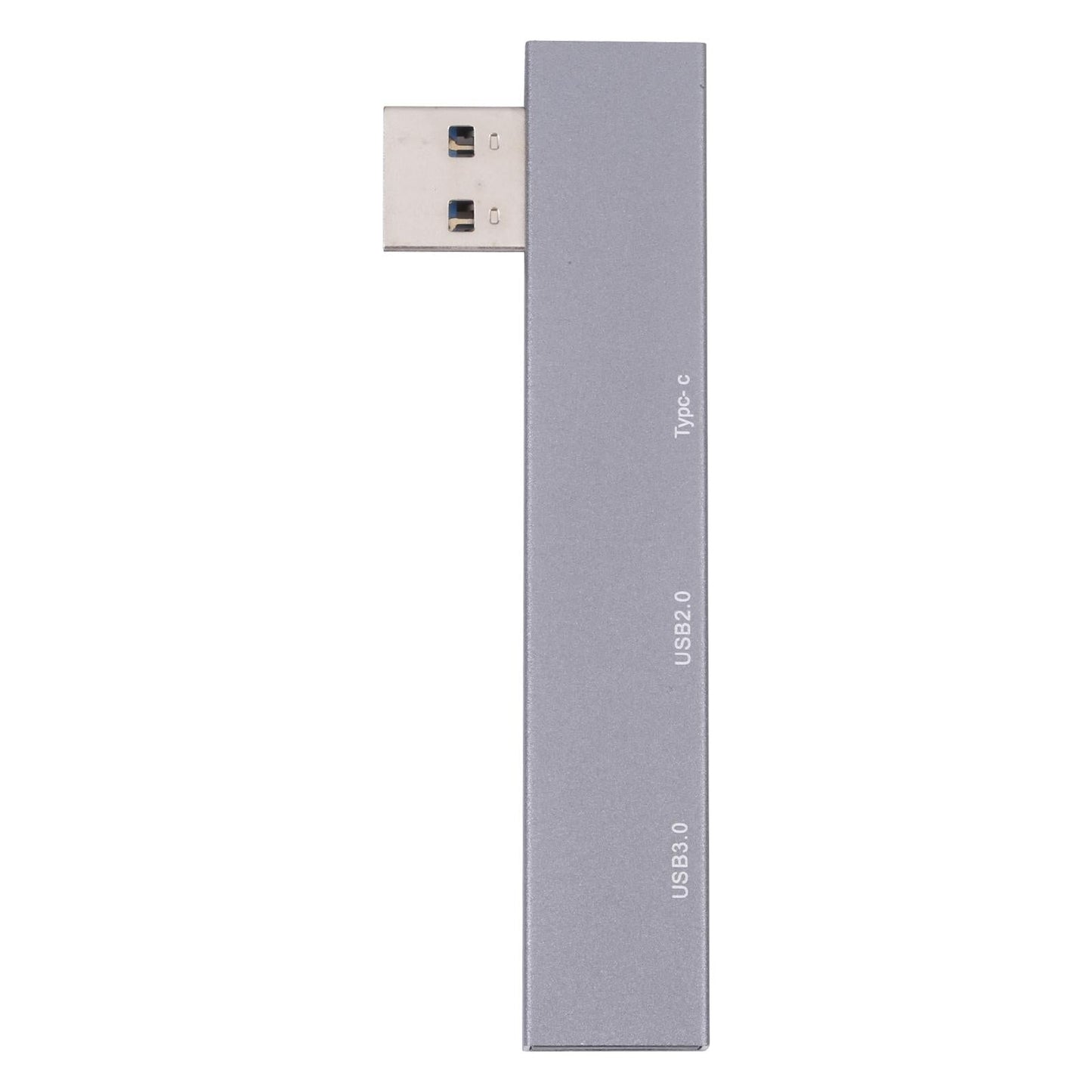 Usb Male To Usb 2.0+3.0+C Female Adapter Gray