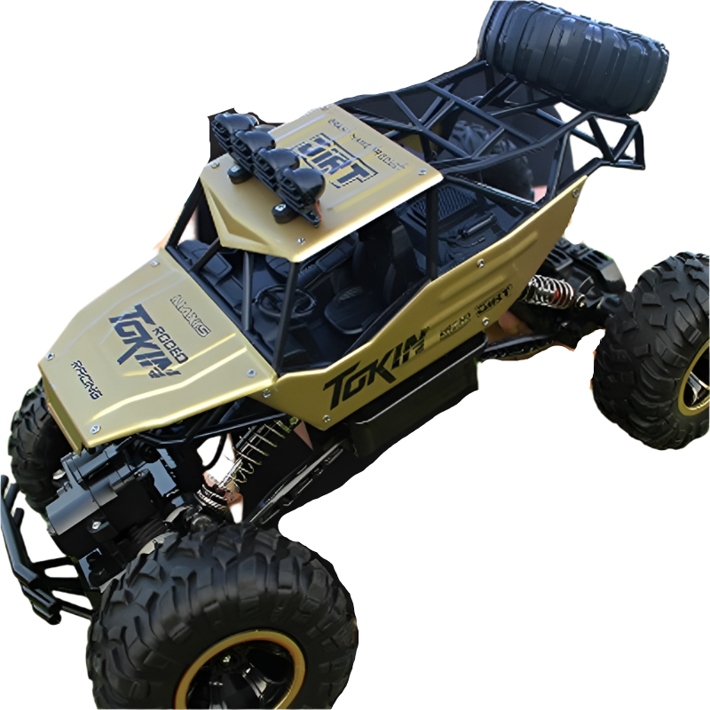 Off-road Climbing Car with 2.4ghz Remote Control and Double Motors - Silver