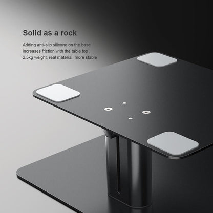 Black Adjustable Desk Stand for Laptop and Monitor - Eda0011511S