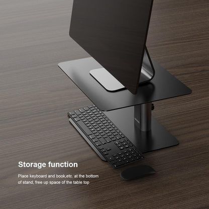 Black Adjustable Desk Stand for Laptop and Monitor - Eda0011511S
