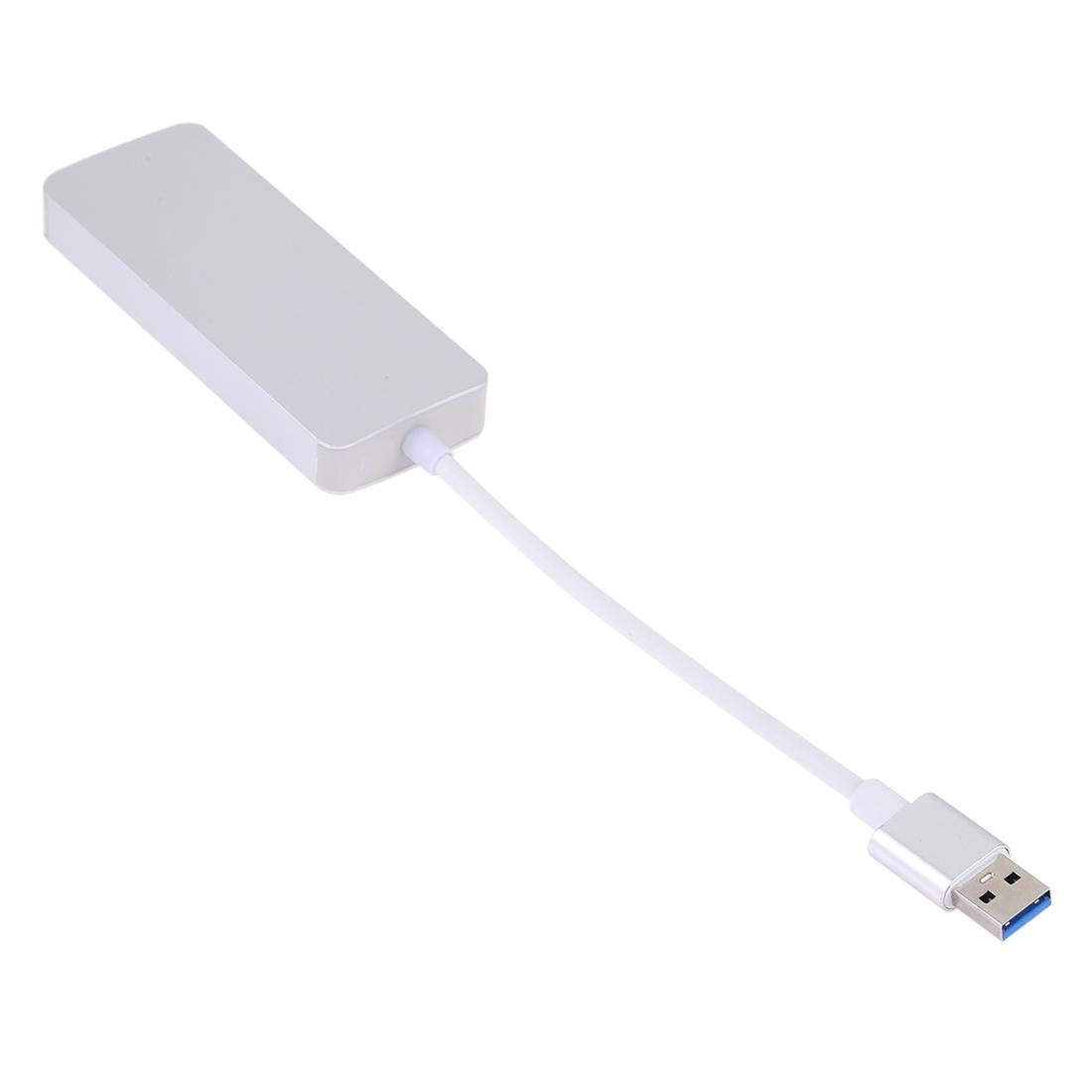3-In-1 Usb 3.0 To Hdmi Adapter Silver