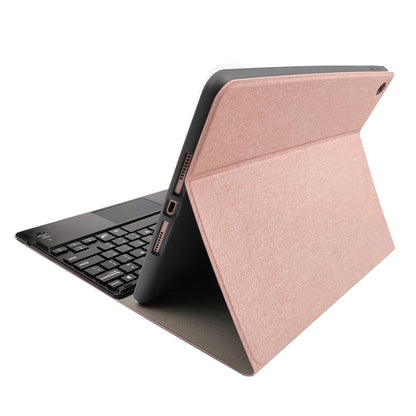9.7 Ipad Keyboard Case With Touchpad Pen Slot & Bracket - Magnetic Detachable - Silver