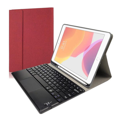 9.7 Ipad Keyboard Case With Touchpad Pen Slot & Bracket - Magnetic Detachable - Silver