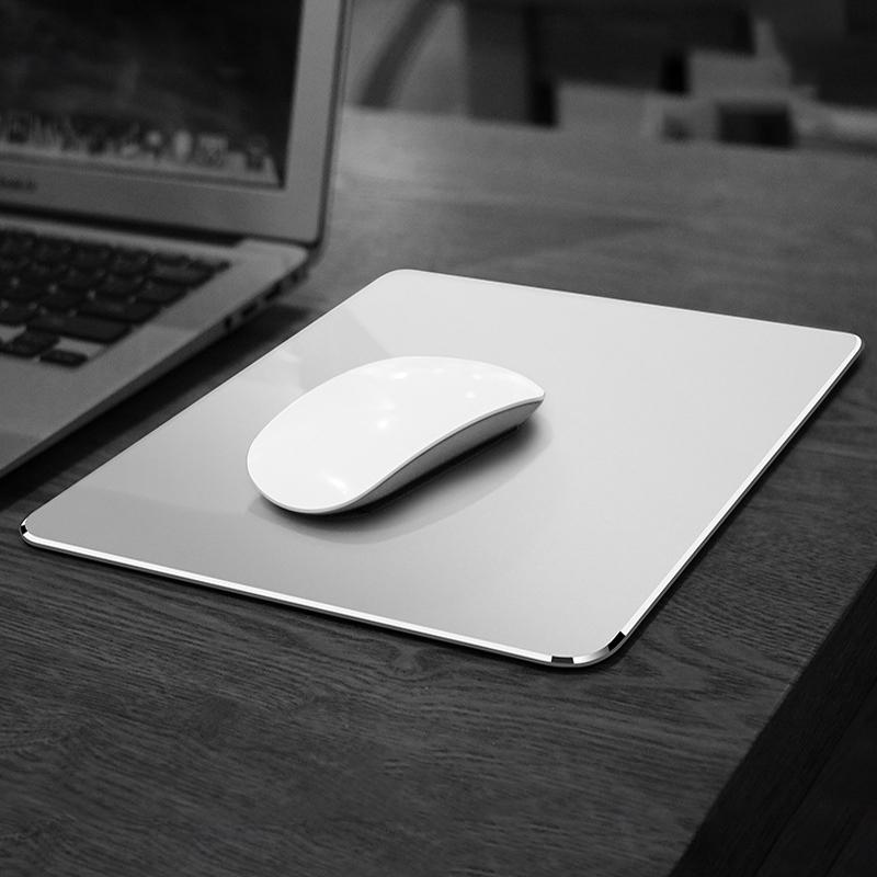 Double Sided Non Slip Aluminum Mouse Pad Small - Silver