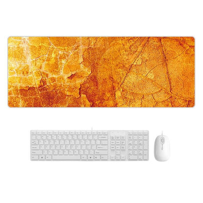 Marble Rubber Mouse Pad Durable & Stylish - Rainbow Marble