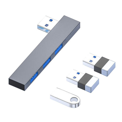 Usb Male To Dual Usb 2.0+3.0 Female Adapter Silver