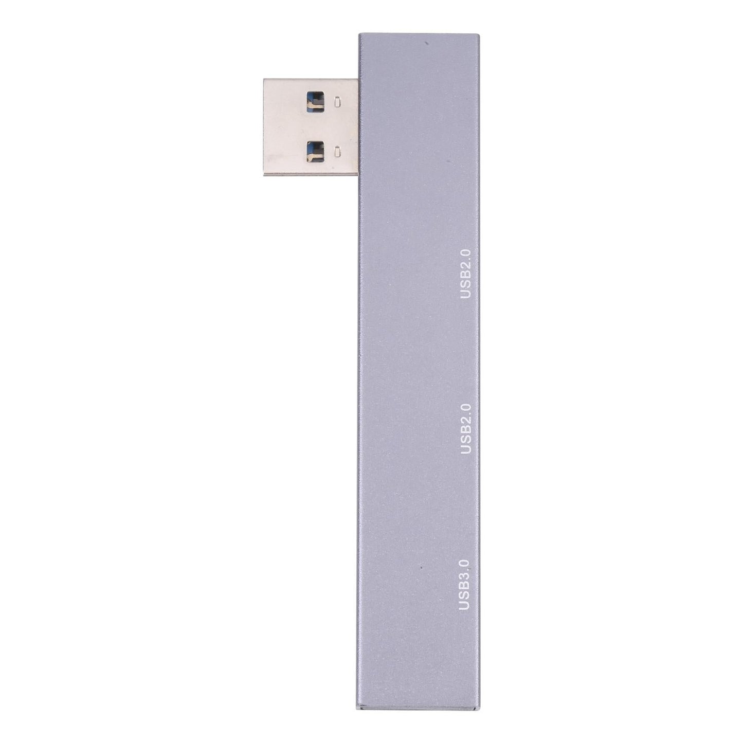 Usb Male To Dual Usb 2.0+3.0 Female Adapter Silver