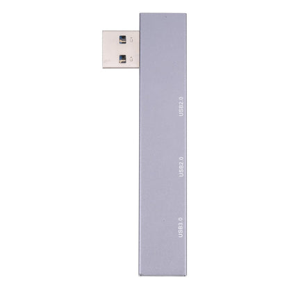 Usb Male To Dual Usb 2.0+3.0 Female Adapter Silver