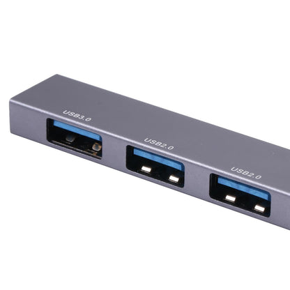 Usb Male To Dual Usb 2.0+3.0 Female Adapter Silver