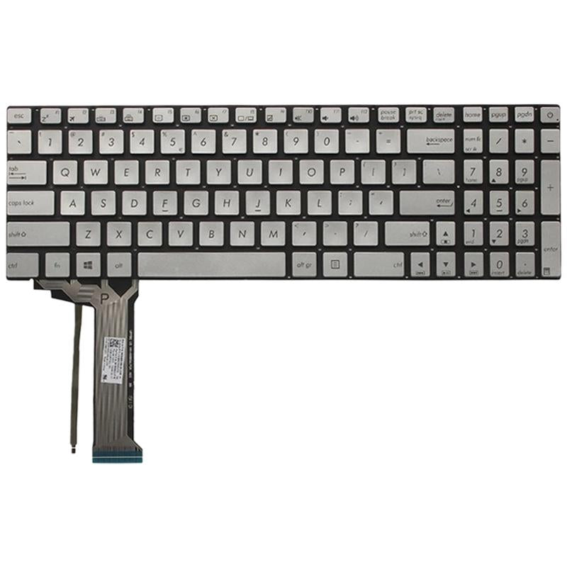 Backlit Keyboard for Asus Gl552 and N552 Series - Silver