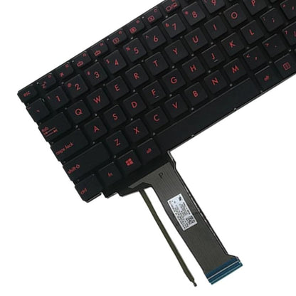 Backlit Keyboard for Asus Gl552 and N552 Series - Silver