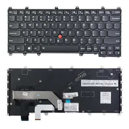 Backlit us Keyboard for Lenovo Thinkpad Yoga 260 / 370 / X380 - Silver