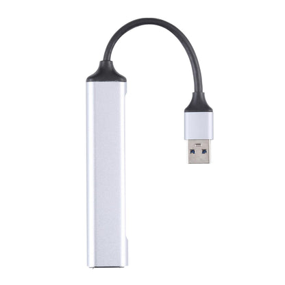 5-In-1 Usb 3.0 Docking Station With Sd / Tf Card Slot & 3 Usb Ports Silver