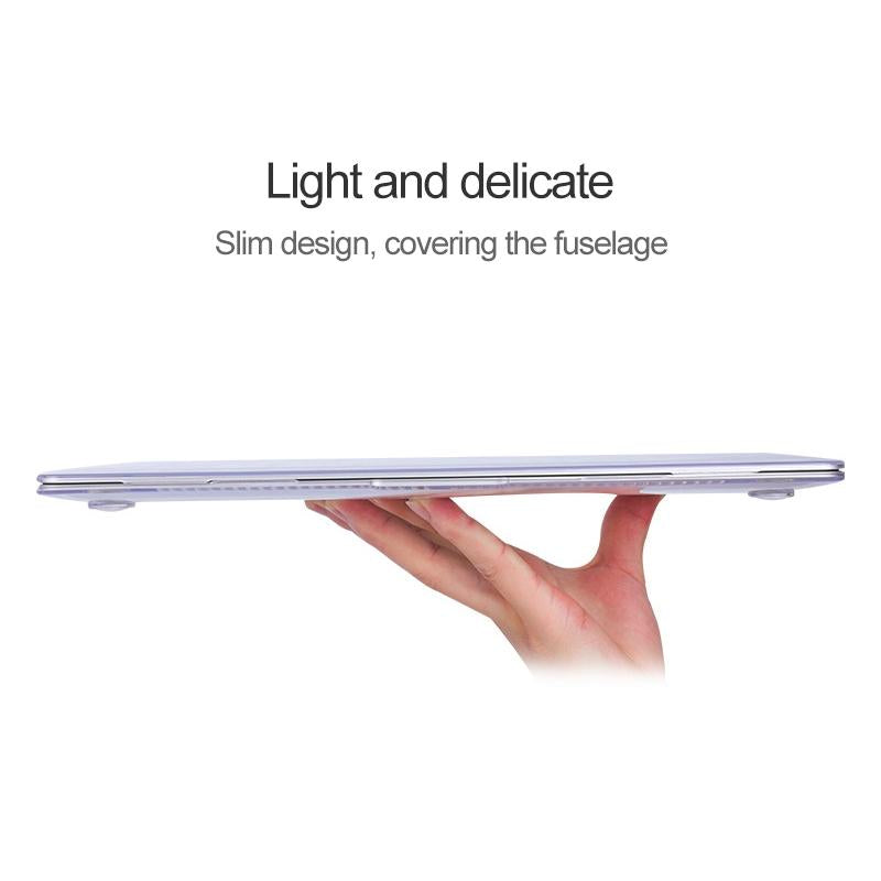 Crystal Shockproof Laptop Case - Protective - Transparent