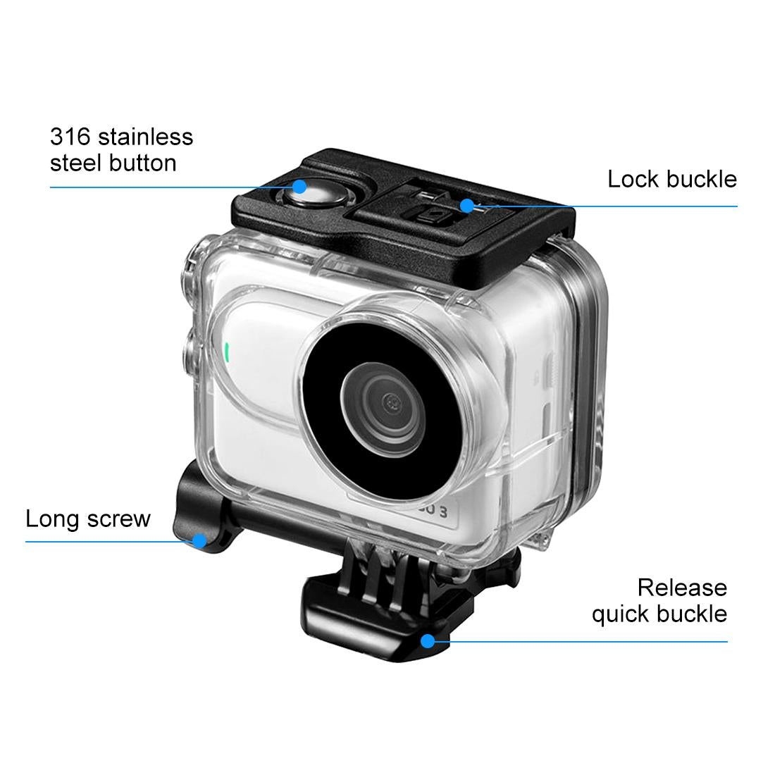 Insta360 Go 3 Underwater Base Adapter and Screw - 60m