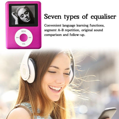 1.8 Inch Tft Mp4 Player W / Tf Slot Recorder Fm E Book & Calendar - Baby Blue