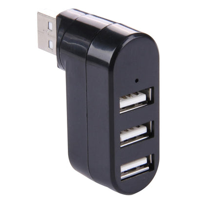 3-Port Usb 2.0 Hub With 180° Rotation - White