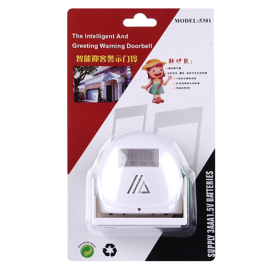 Intelligent Wireless Motion Sensor Doorbell - 10M Range