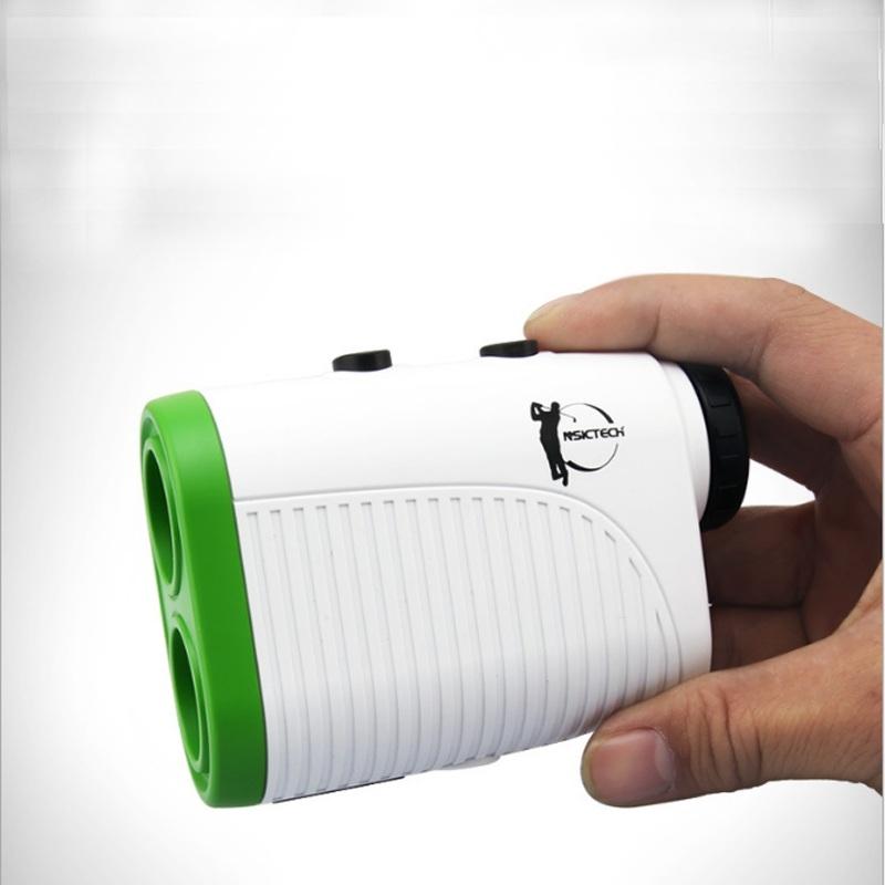 400M Golf Laser Distance Measuring Instrument - Waterproof Handheld - White