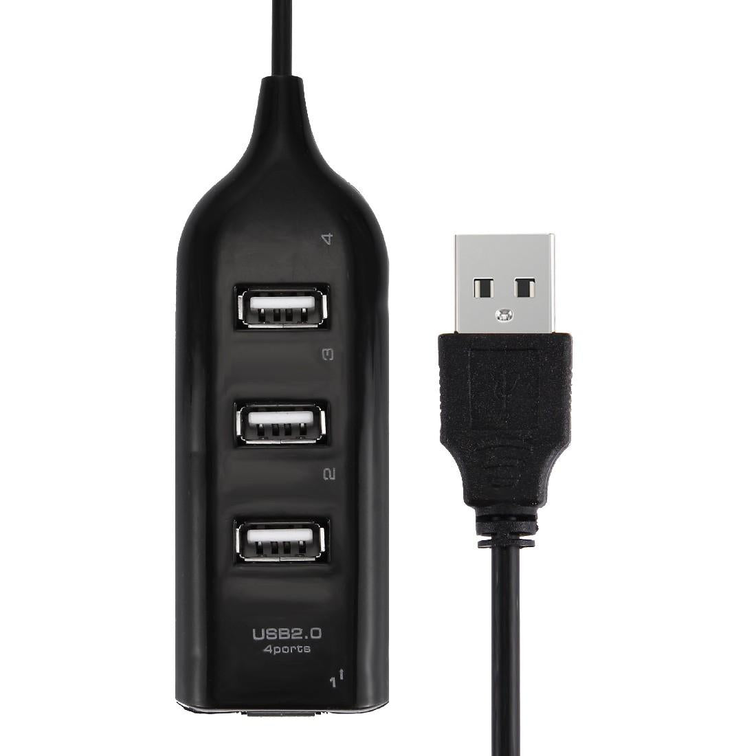 4-Port Usb 2.0 Hub 30Cm Cable Length - White