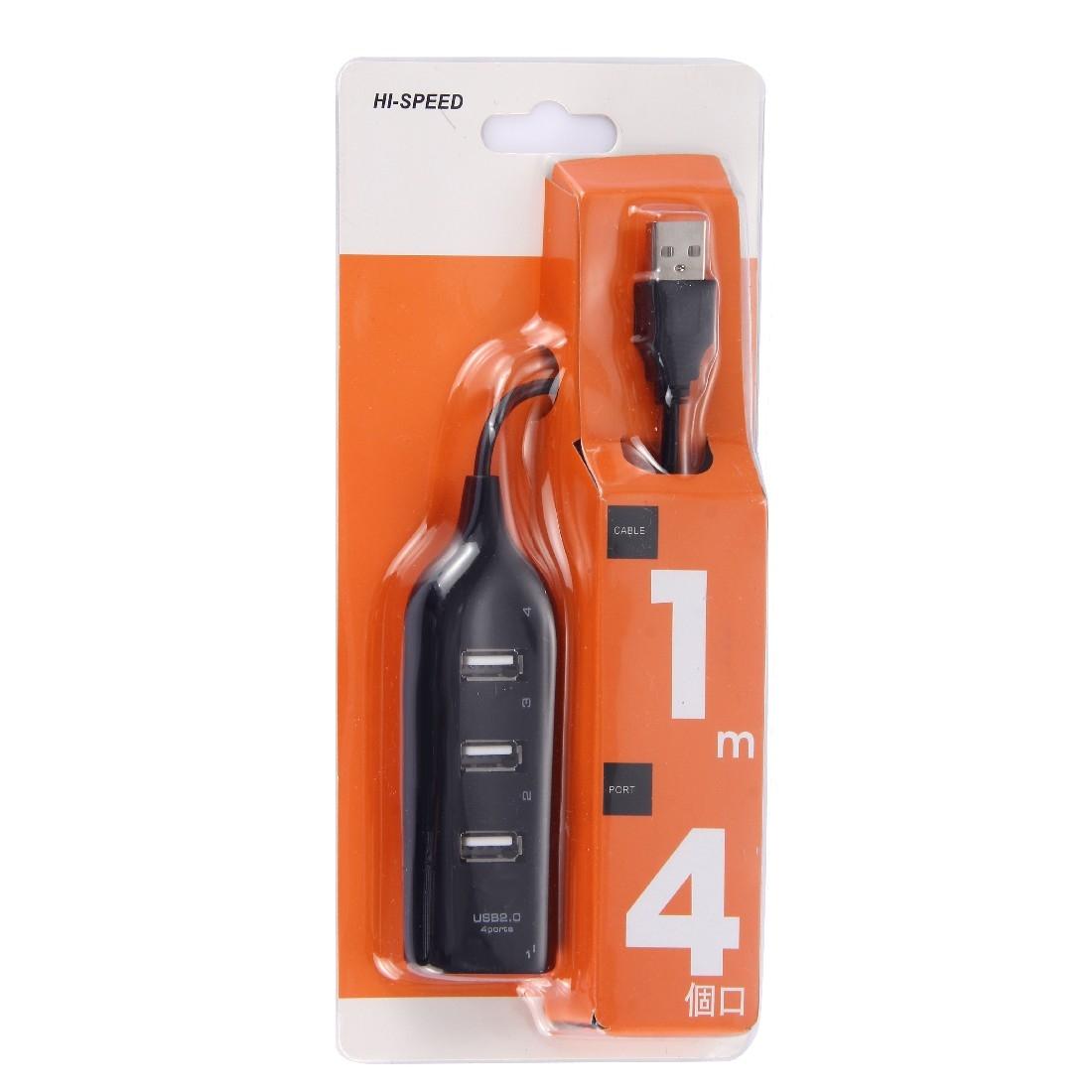 4-Port Usb 2.0 Hub 30Cm Cable Length - White
