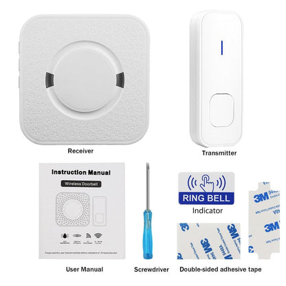 Wireless Waterproof Doorbell Receiver - 110Db 300M Range 53 Music Options