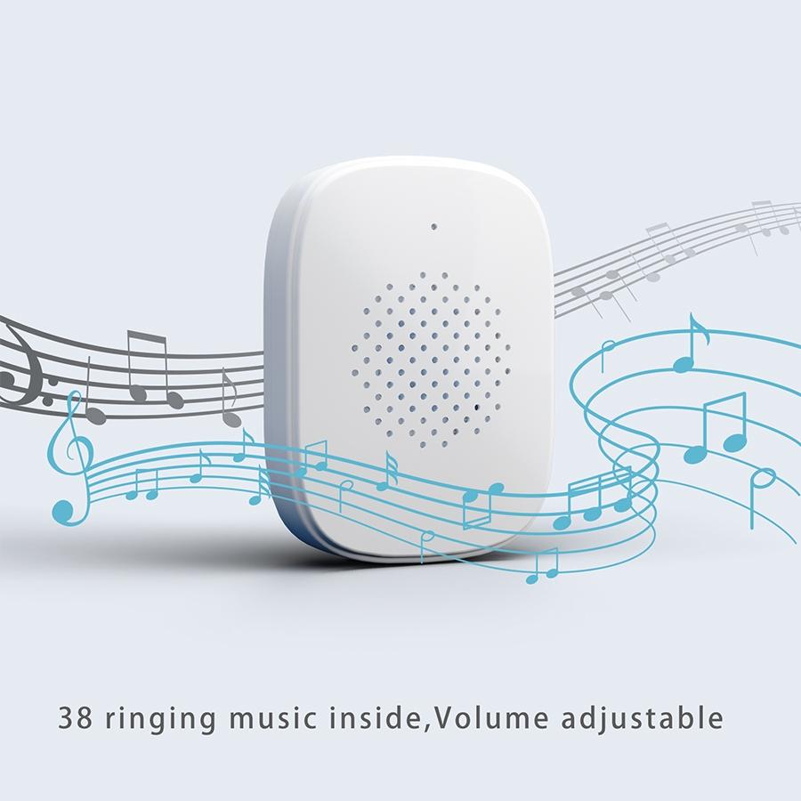 Wireless Security Doorbell With Bidirectional Voice Intercom